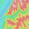 水地形图、海拔、地势