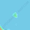 Mānana Island地形图、海拔、地势