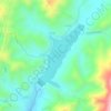 松茂水库地形图、海拔、地势