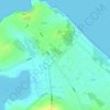 古寧頭和平紀念公園地形图、海拔、地势