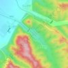 白沙河水库地形图、海拔、地势