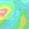 Trillium Lake地形图、海拔、地势
