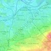 米德爾斯堡地形图、海拔、地势