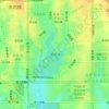 蜀西湖地形图、海拔、地势