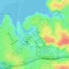 Seddon Fields地形图、海拔、地势