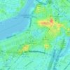Boston Public Garden地形图、海拔、地势