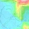 Blue Lake地形图、海拔、地势
