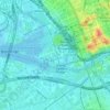 Docklands Park地形图、海拔、地势
