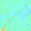 清花河地形图、海拔、地势