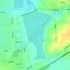 八一水库地形图、海拔、地势