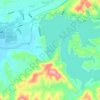 金海湖地形图、海拔、地势
