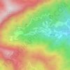 门头沟地形图、海拔、地势