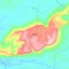 蜀南竹海地形图、海拔、地势