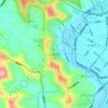 西山风景区地形图、海拔、地势