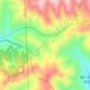 雁门关村地形图、海拔、地势
