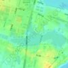 万家湖地形图、海拔、地势