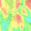 East Hampton地形图、海拔、地势