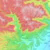 云台山风景名胜区地形图、海拔、地势