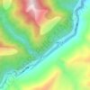 渔子溪地形图、海拔、地势