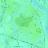 城市绿心森林公园地形图、海拔、地势
