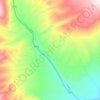 阔克赛勒苏地形图、海拔、地势