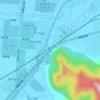 东盐河地形图、海拔、地势