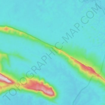 Serra do Imeri地形图、海拔、地势