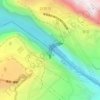 溪洛渡大坝地形图、海拔、地势
