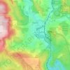 Felton地形图、海拔、地势