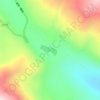 红海子地形图、海拔、地势