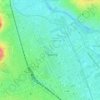 南锡的斯坦尼斯拉斯广场、卡里埃勒广场和阿莱昂斯广场地形图、海拔、地势