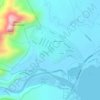 Wailua Homesteads Park地形图、海拔、地势
