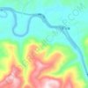 赤水河地形图、海拔、地势