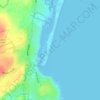 Ogunquit Beach地形图、海拔、地势