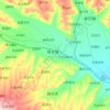黑林河地形图、海拔、地势