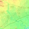 斜江河地形图、海拔、地势