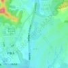白云水库地形图、海拔、地势