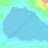 哈拉湖地形图、海拔、地势