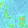 天業路公園地形图、海拔、地势