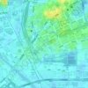 广钢公园首开区地形图、海拔、地势