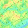 三角湖公园地形图、海拔、地势