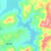 喇叭河地形图、海拔、地势