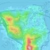 寮肚路花園地形图、海拔、地势