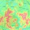 桂江地形图、海拔、地势