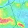 Yosemite Creek地形图、海拔、地势