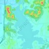 大溪水库地形图、海拔、地势