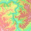 赤水河地形图、海拔、地势