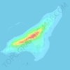 白龙尾岛地形图、海拔、地势