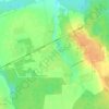 Кисельня地形图、海拔、地势