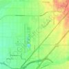North Highlands地形图、海拔、地势